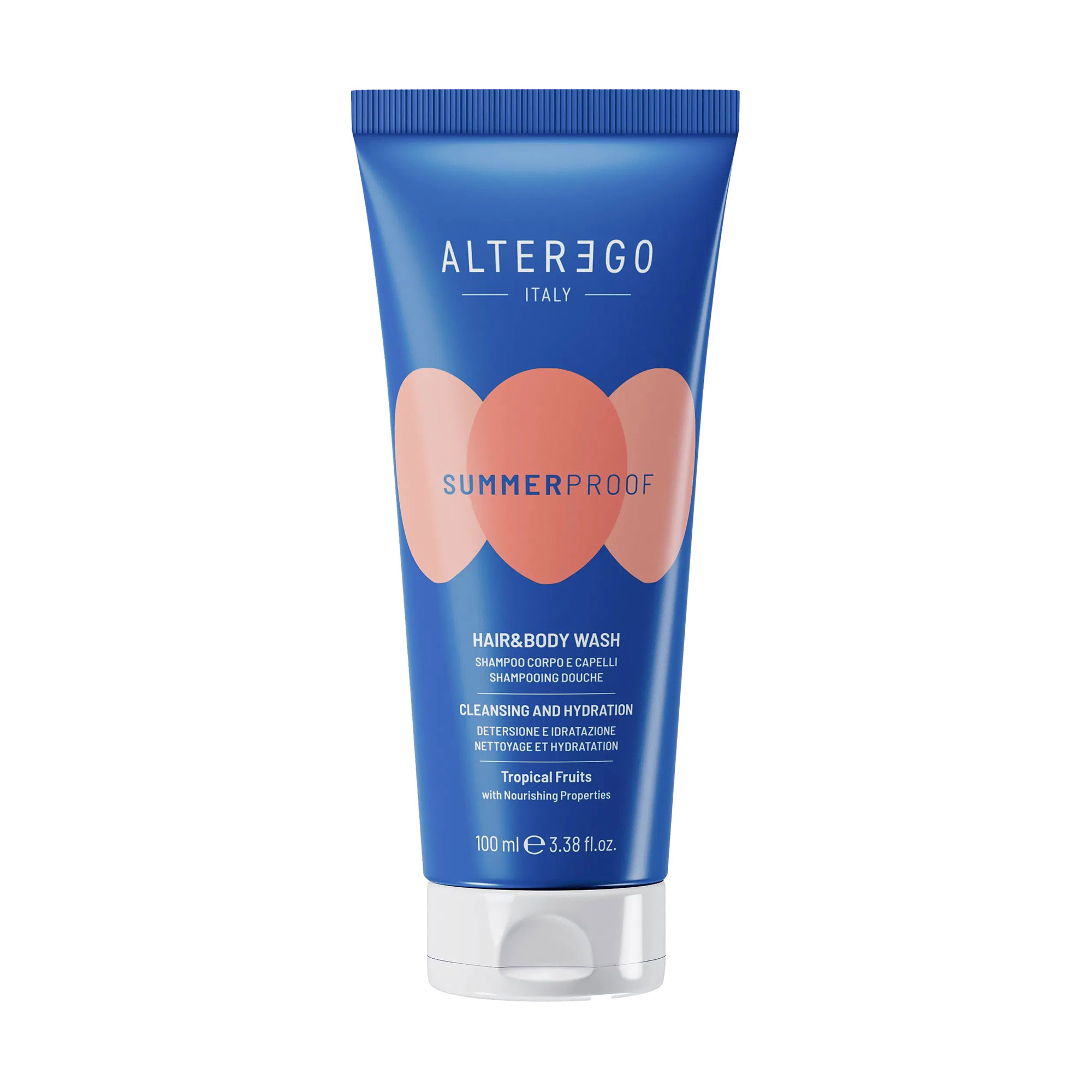Зволожувальний шампунь для волосся та тіла Alter Ego Summer Proof Hair &amp; Body Wash, 100 мл